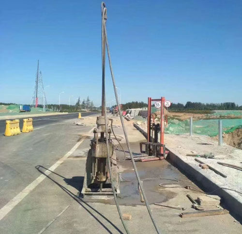 东城街道公路高聚物注浆加固